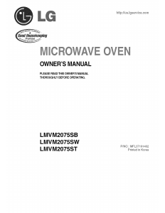 Handleiding LG LMVM2075SB Magnetron