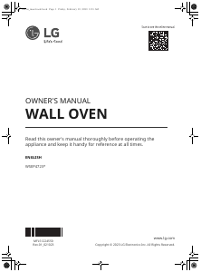 Manual de uso LG WSEP4723D Horno