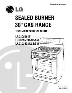 Manual LG LRG30355ST Range
