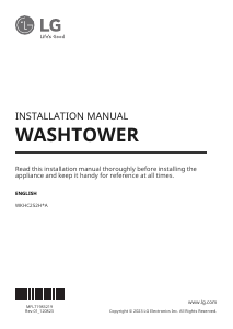 Manual LG WKHC252H Washer-Dryer