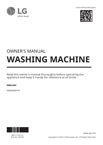 Handleiding LG WM6998HBA Wasmachine