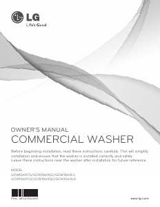 Handleiding LG GCW1069LD Wasmachine