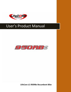 Handleiding LifeCore LC-950RBs Hometrainer