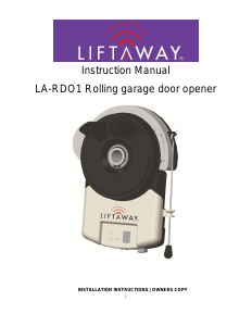 Manual Liftaway LA-RDO1 Garage Door Opener