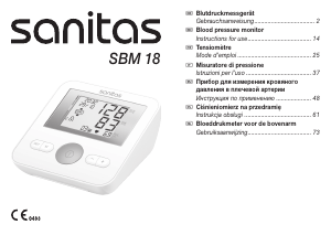 Руководство Sanitas SBM 18 Тонометр