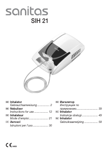 Instrukcja Sanitas SIH 21 Inhalator