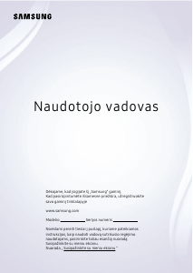 Vadovas Samsung QE55Q70DAT LED televizorius