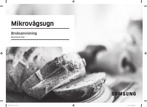 Käyttöohje Samsung MS20A3010AH Mikroaaltouuni