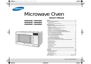 Handleiding Samsung MW630WA Magnetron