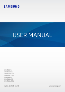 Manual Samsung SM-A155F/DSN Galaxy A Mobile Phone