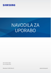 Priročnik Samsung SM-A155F/DSN Galaxy A Mobilni telefon