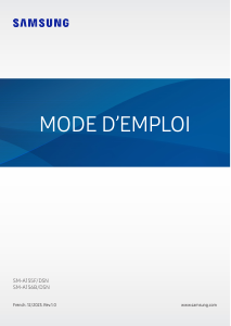 Mode d’emploi Samsung SM-A155F/DSN Galaxy A Téléphone portable