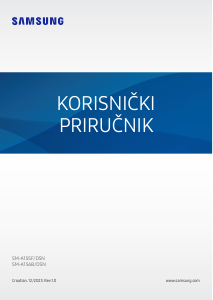 Priručnik Samsung SM-A156B/DSN Galaxy A Mobilni telefon
