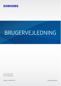 Brugsanvisning Samsung SM-A156B/DSN Galaxy A Mobiltelefon