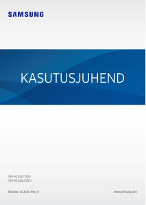 Kasutusjuhend Samsung SM-A156B/DSN Galaxy A Mobiiltelefon