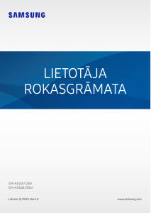 Rokasgrāmata Samsung SM-A156B/DSN Galaxy A Mobilais tālrunis