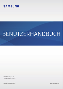 Bedienungsanleitung Samsung SM-A256B/DSN Galaxy A25 Handy
