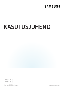 Kasutusjuhend Samsung SM-A356B/DS Galaxy A Mobiiltelefon