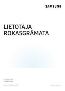 Rokasgrāmata Samsung SM-A356B/DS Galaxy A Mobilais tālrunis