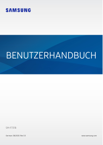 Bedienungsanleitung Samsung SM-F731B Galaxy Z Handy