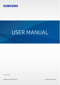 Manual Samsung SM-F731B Galaxy Z Mobile Phone
