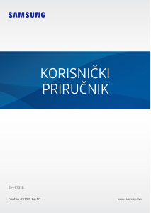 Priručnik Samsung SM-F731B Galaxy Z Mobilni telefon