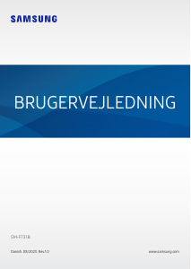 Brugsanvisning Samsung SM-F731B Galaxy Z Mobiltelefon