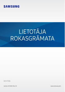 Rokasgrāmata Samsung SM-F731B Galaxy Z Mobilais tālrunis