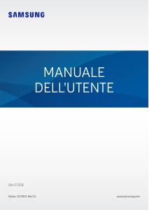 Manuale Samsung SM-F731B Galaxy Z Telefono cellulare