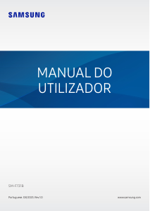 Manual Samsung SM-F731B Galaxy Z Telefone celular