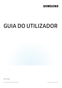 Manual Samsung SM-F741B Galaxy Z Telefone celular