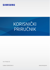 Priručnik Samsung SM-F946B/DS Galaxy Z Mobilni telefon