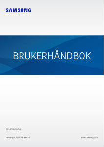 Bruksanvisning Samsung SM-F946B/DS Galaxy Z Mobiltelefon