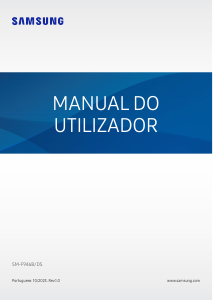 Manual Samsung SM-F946B/DS Galaxy Z Telefone celular