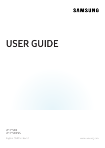 Manual Samsung SM-F956B/DS Galaxy Z Mobile Phone