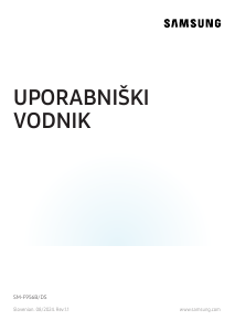 Priročnik Samsung SM-F956B/DS Galaxy Z Mobilni telefon