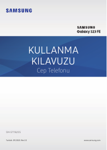 Kullanım kılavuzu Samsung SM-S711B/DS Galaxy S Cep telefonu