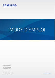 Mode d’emploi Samsung SM-S911B/DS Galaxy S Téléphone portable