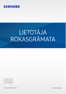 Rokasgrāmata Samsung SM-S911B/DS Galaxy S Mobilais tālrunis