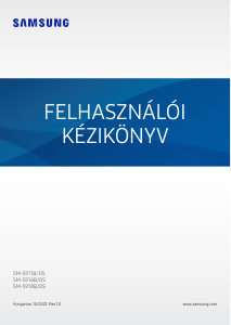 Használati útmutató Samsung SM-S911B/DS Galaxy S Mobiltelefon