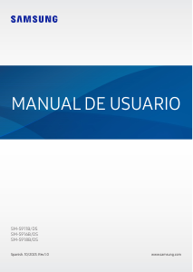 Manual de uso Samsung SM-S911B/DS Galaxy S Teléfono móvil