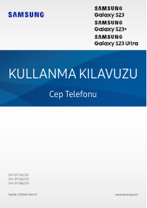 Kullanım kılavuzu Samsung SM-S911B/DS Galaxy S Cep telefonu