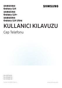 Kullanım kılavuzu Samsung SM-S926B/DS Galaxy S Cep telefonu