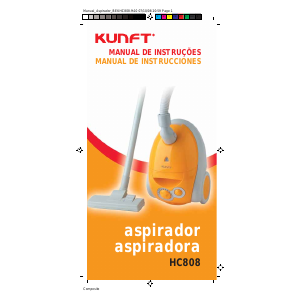 Manual de uso Kunft HC808 Aspirador