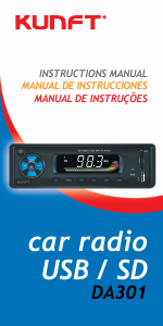 Manual Kunft DA301 Auto-rádio