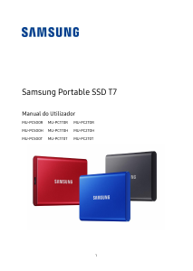 Manual Samsung MU-PC1T0T T7 SSD