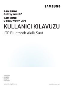 Kullanım kılavuzu Samsung SM-L310 Galaxy Watch Akıllı kol saati