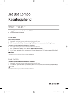 Kasutusjuhend Samsung VR7MD96514G Jet Bot Combo Tolmuimeja