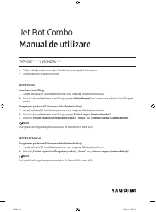 Manual Samsung VR7MD97714G Jet Bot Combo Aspirator