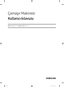 Kullanım kılavuzu Samsung WW11DG5B25AB Çamaşır makinesi